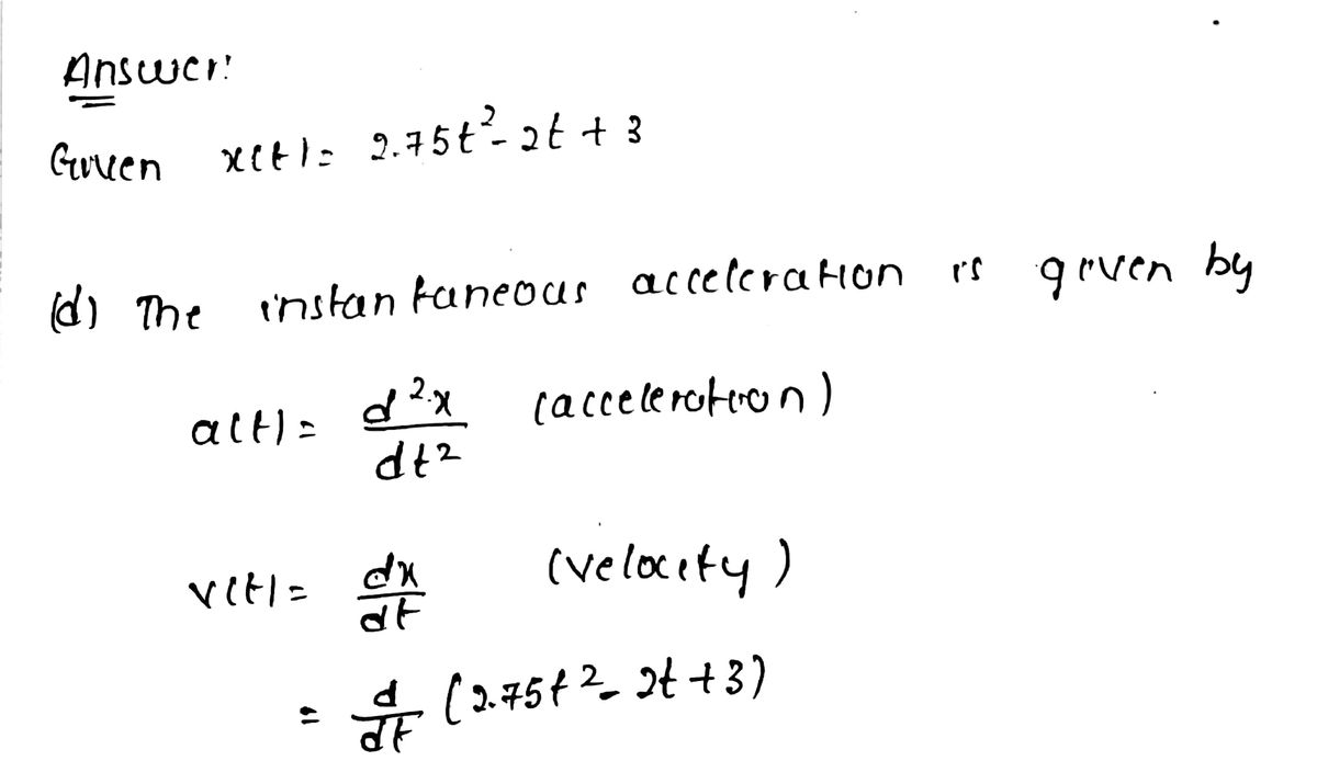 Physics homework question answer, step 1, image 1